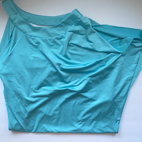 NWT Forplay sexy asymmetric fitted club top, size S - Picture 2 of 13